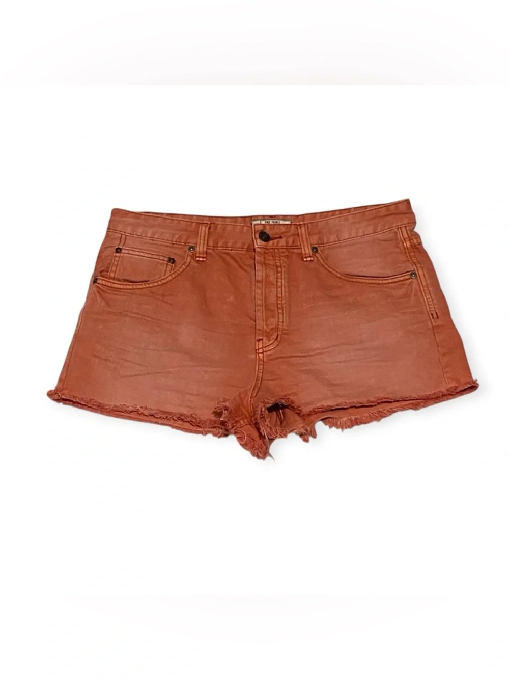 Free People Uptown Button Fly Shorts - Picture 2 of 10